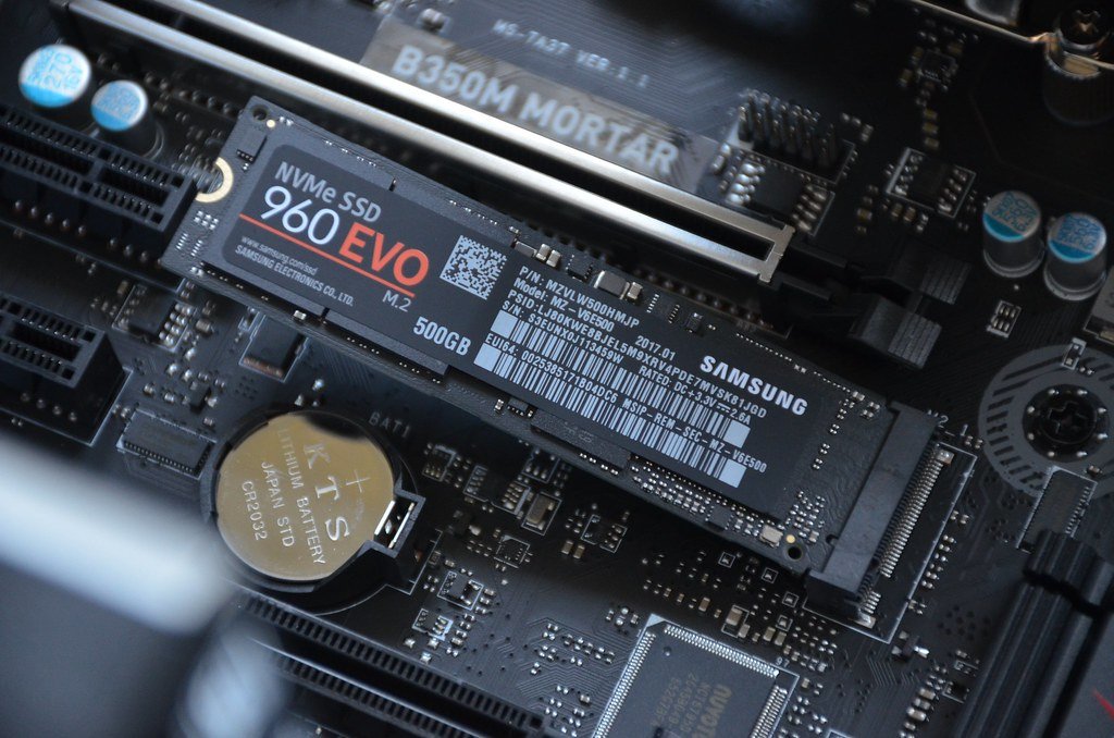 NVMe M.2 solid state drive