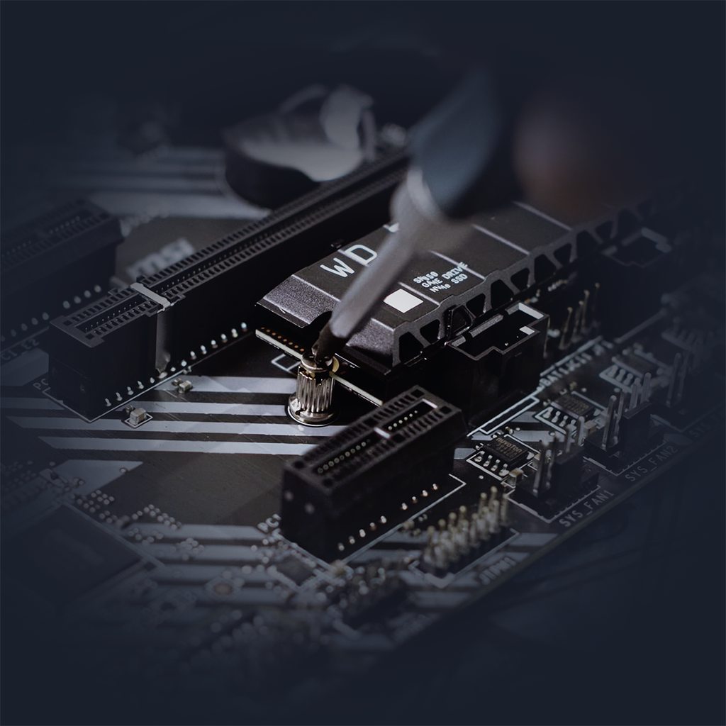 Custom bespoke audio workstation build in progress