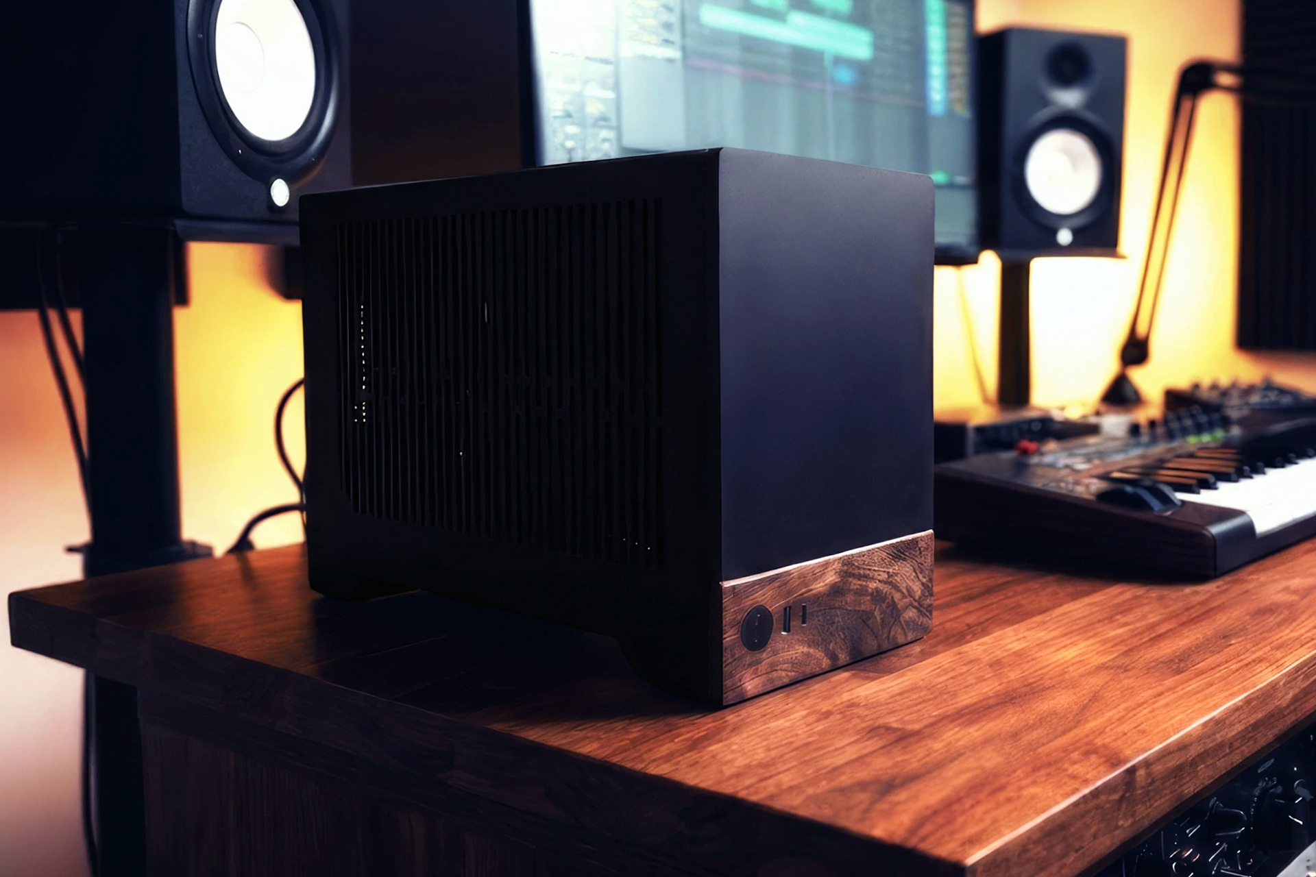 OPUS 101 Studio Series audio workstation - silent compact PC for recording and mixing